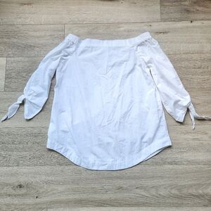 Free People Show Me Some Shoulder Shirt Womens Small Three Fourth Sleeve Boho